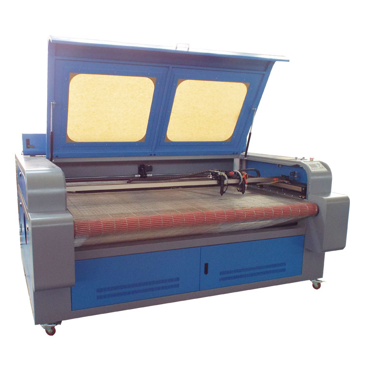 毛絨玩具1810激光下料機 高配雙頭無紡布毛氈激光雕刻切割機